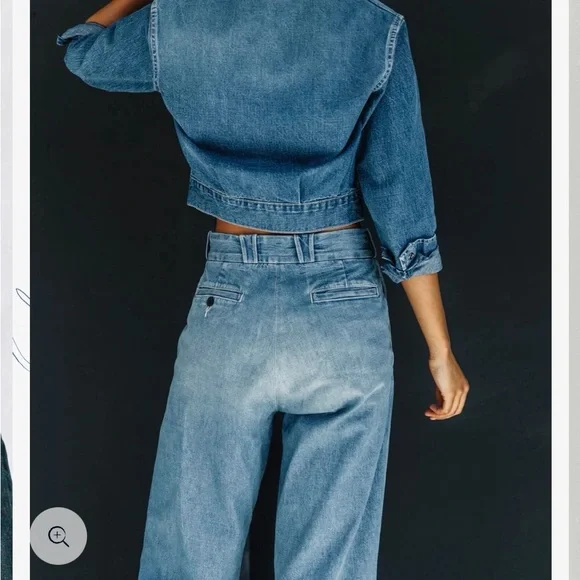 imogene + willie Light Blue Wide Leg Jeans - Picture 1 of 10